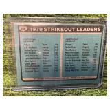 1980 Topps Strikeout Leaders / J.R. Richard / Nolan Ryan ANGELS HOF