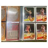 1981-82 Topps NBA Cards in Collectors Books- 10 Pages, 40 Cards