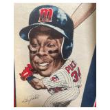 Minnesota Twins Lot of Pennants, 3 Large Pennants, 1 Small, One 2008 Twins Roster