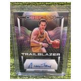 2024-25 OBSIDIAN TrailBlazer JERRY WEST "The NBA Logo"  Autograph- Los Angeles Lakers Legend- Numbered 11/35 TRADING CARD