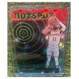 2024-25 Panini Obsidian HotSpot Trae Young Fire and Ice short print # /30 Atlanta Hawks