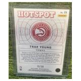 2024-25 Panini Obsidian HotSpot Trae Young Fire and Ice short print # /30 Atlanta Hawks