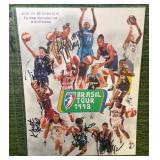 1998 WNBA BRASIL TOUR Program/Flyer Autographed