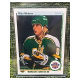 1990-91 Upper Deck- All-Rookie Team Mike Modano RC Rookie Card- North Stars