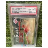 2001 Grandstand Elizabethton Twins Update Joe Mauer PSA Graded GEM MT 10