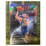 2025-26 Topps Chrome Basketball Sleek Finishers Insert Refractor Stephen Curry- Warriors- SF-1