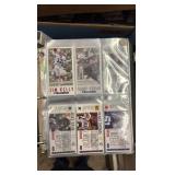 Binder of 1992 Jumbo NFL Trading Cards, Plus a Few Dozen Empty Binder Pages, A Few Hundred Cards Are in the Binder With Some Stars and Big Name Players