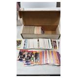 Box of 1990 Topps and Pro Set Hockey Cards