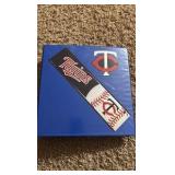 Minnesota Twins Baseball Card Binder Filled With Twins Cards