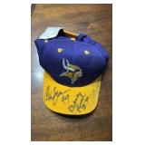 Autographed Minnesota Vikings Hat, Three Unknown Autographs from Players, Tag Still Attached Nevr Worn