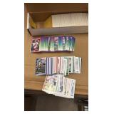 Box of 1990, 1991 and 1993 Score Football Cards