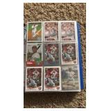 Minnesota Twins Baseball Card Binder Filled With Twins Cards