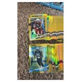 2021 Donruss Gold Press Proof NFL Football Cards Partial Set, Rare Parallel Set, Missing Some Cards