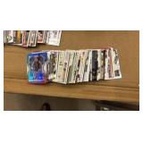 Big Plastic Box Filled With Football Cards, Organized by Team, Panthers, Raiders, Colts, Saints, Cardinals and Chargers, Cards are From 1990’s and 2000’s