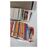 Box of 1990 Topps and Pro Set Hockey Cards