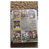 Minnesota Vikings Football Card Binder With Lots of Vikings Cards