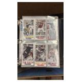 Binder of Jumbo 1992 NFL Tradimg Cards, Hundreds of Cards, Stars and Hall of Famers Included