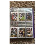 Minnesota Vikings Football Card Binder Filled With Vikings Cards