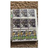 Minnesota Vikings Football Card Binder With Lots of Vikings Cards
