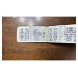 Vintage 1969 National League Baseball Schedule, Really Cool and Old