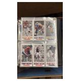 Binder of Jumbo 1992 NFL Tradimg Cards, Hundreds of Cards, Stars and Hall of Famers Included
