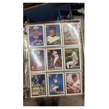 Binder of 1991 Topps Baseball Cards, Partial Set, Includes Stars, Rookies and Some Traded Set Cards