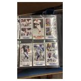 Binder of Jumbo 1992 NFL Tradimg Cards, Hundreds of Cards, Stars and Hall of Famers Included