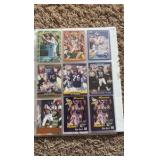 Minnesota Vikings Football Card Binder With Lots of Vikings Cards