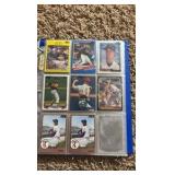 Minnesota Twins Baseball Card Binder Filled With Twins Cards