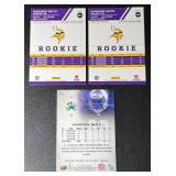 3-Card NFL 2012 Harrison Smith Minnesota Vikings Rookie Football Card Lot