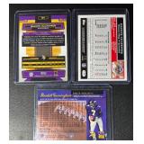 3-Card NFL Daunte Culpepper Minnesota Vikings Parallel Football Card Lot