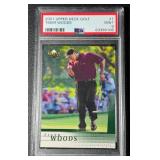 Tiger Woods Rookie PSA 9 Graded Upper Deck #1 Golf Card