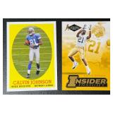 2-Card 2007 Calvin Johnson Rookie Detroit Lions Football Card Lot