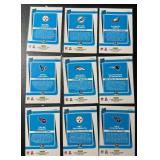 9-Card 2021 Optic Silver Prizm Rookie Holo Lot (Harris, Waddle, Surtain & More!)