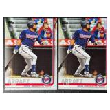 2-Card 2019 Topps Update Luis Arraez Rookie Minnesota Twins Baseball Card Lot