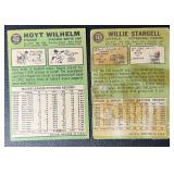 2-Card 1967 Topps Vintage Baseball Card Lot (Hoyt Wilhelm & Willie Stargell)