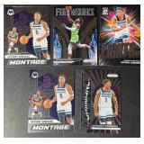 5-Card Anthony Edwards Insert Minnesota Timberwolves Basketball Card Lot
