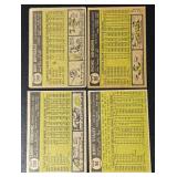 4-Card 1961 Topps Vintage Baseball Card Lot