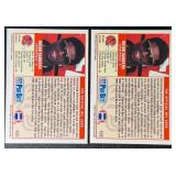 2-Card 1989 Topps Pro Set Deion Sanders Rookie Atlanta Falcons Football Card Lot