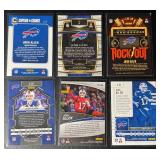 6-Card Josh Allen Base/Insert Buffalo Bills Football Card Lot