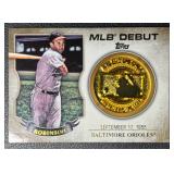 2016 Topps Brooks Robinson MLB Debut Medallion Baltimore Orioles Baseball Card #MDM-BR