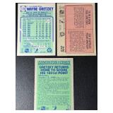 3-Card Wayne Gretzky Hockey Card Lot