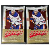 (2) 2024-2025 Upper Deck MVP Hobby Hockey Card Pack
