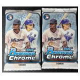 (2) 2022 Bowman Chrome Baseball Card Pack
