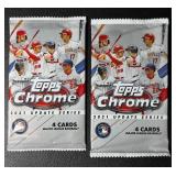(2) 2021 Topps Chrome Update Baseball Card Pack