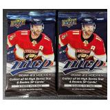 (2) 2021-2022 Upper Deck Hockey MVP Hobby Card Pack