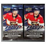 (2) 2021-2022 Upper Deck Hockey MVP Hobby Card Pack