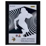 Justin Jefferson RC 2020 Chronicles Clear Vision #CS-11 Rookie Minnesota Vikings Football Card