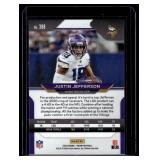 Justin Jefferson Prizm RC 2020 #398 Rookie Minnesota Vikings Football Card