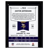 Justin Jefferson RC 2020 Chronicles #PA-23 Rookie Minnesota Vikigns Football Card